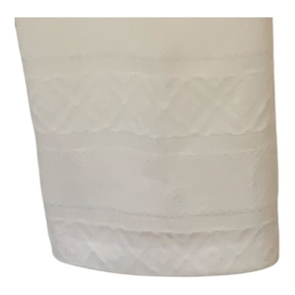 Vintage 70s 3 Piece Suit Women's SZ 12 Winter White Polyester Jacket Skirt Pants - Picture 16 of 16